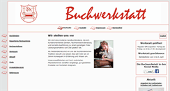 Desktop Screenshot of buchwerkstatt.de